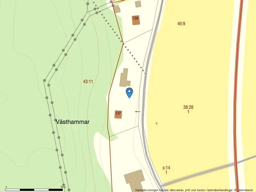 Villa, Västhammar 137, Nyland, Kramfors