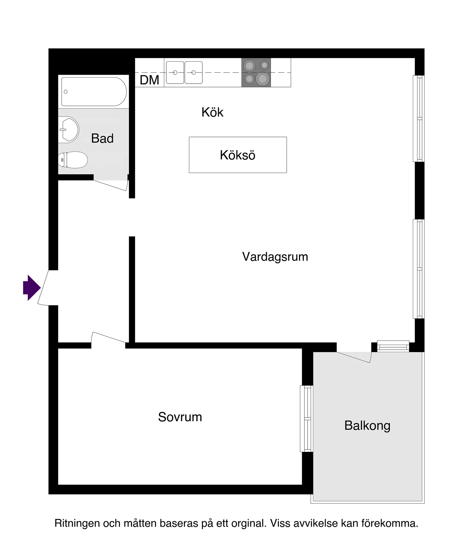 Bostadsrätt, Hurtigs gata 31, Nyby Gård, Uppsala