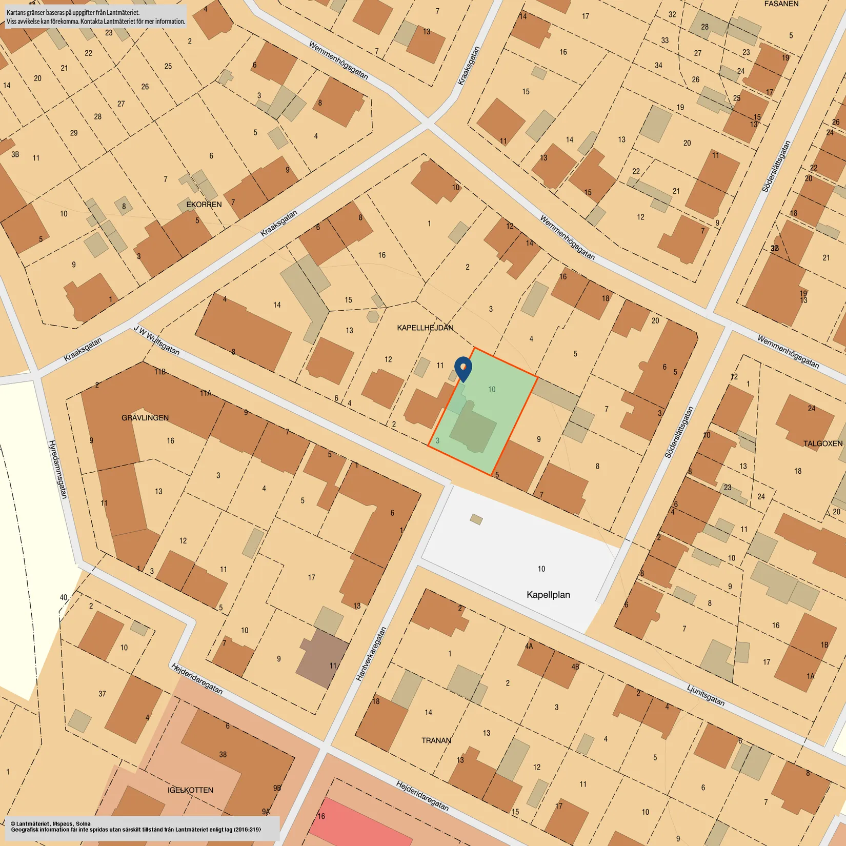 Villa, Kapellplan 3, Centralt Trelleborg, Trelleborg