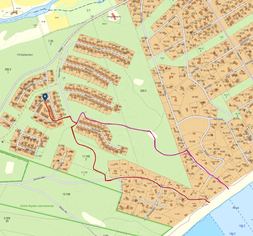 Radhus, Oxbärsvägen 14A, Åhus - Södra Äspet, Kristianstad
