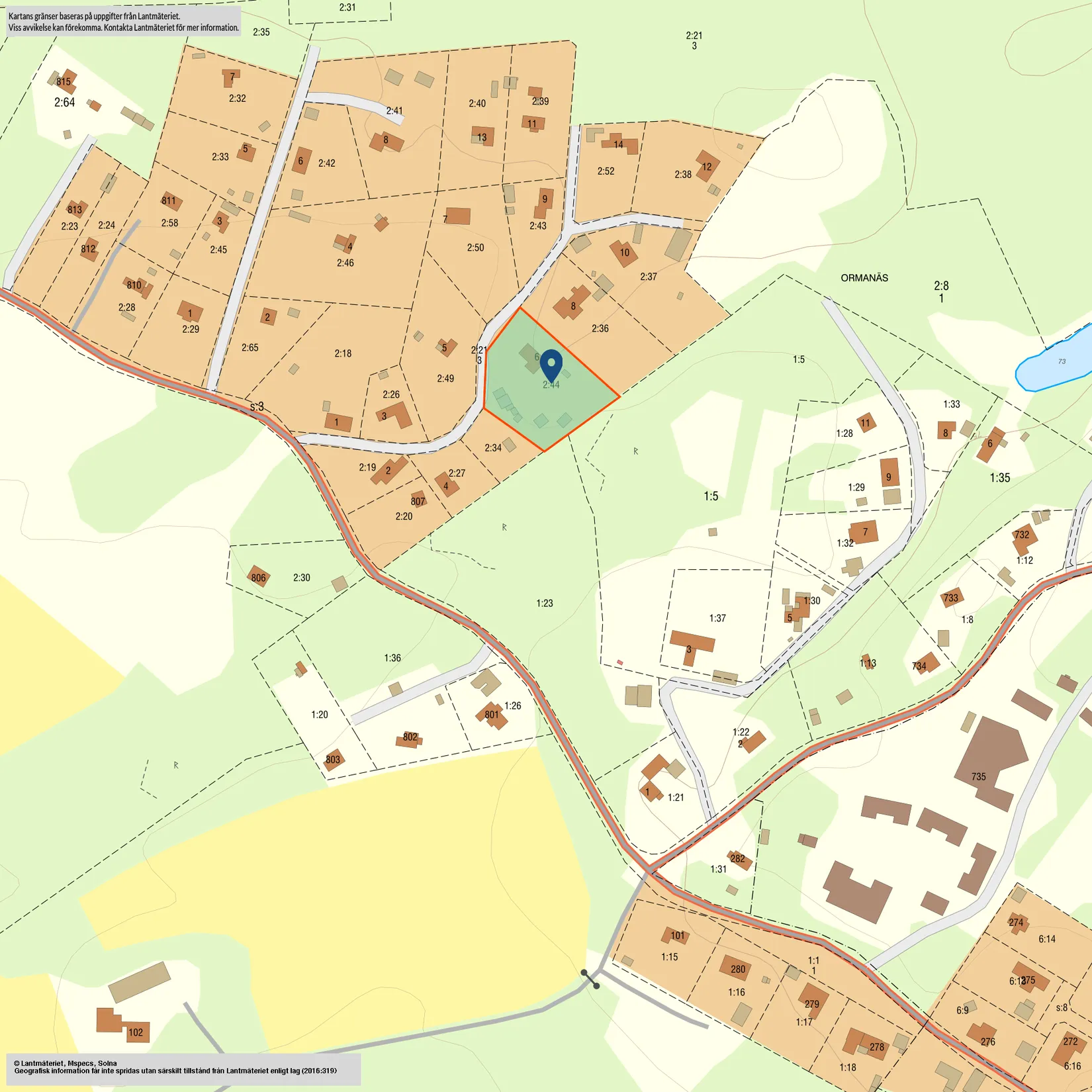 Villa, Ormanäs Otto Ols väg 6, Ormanäs, Höör