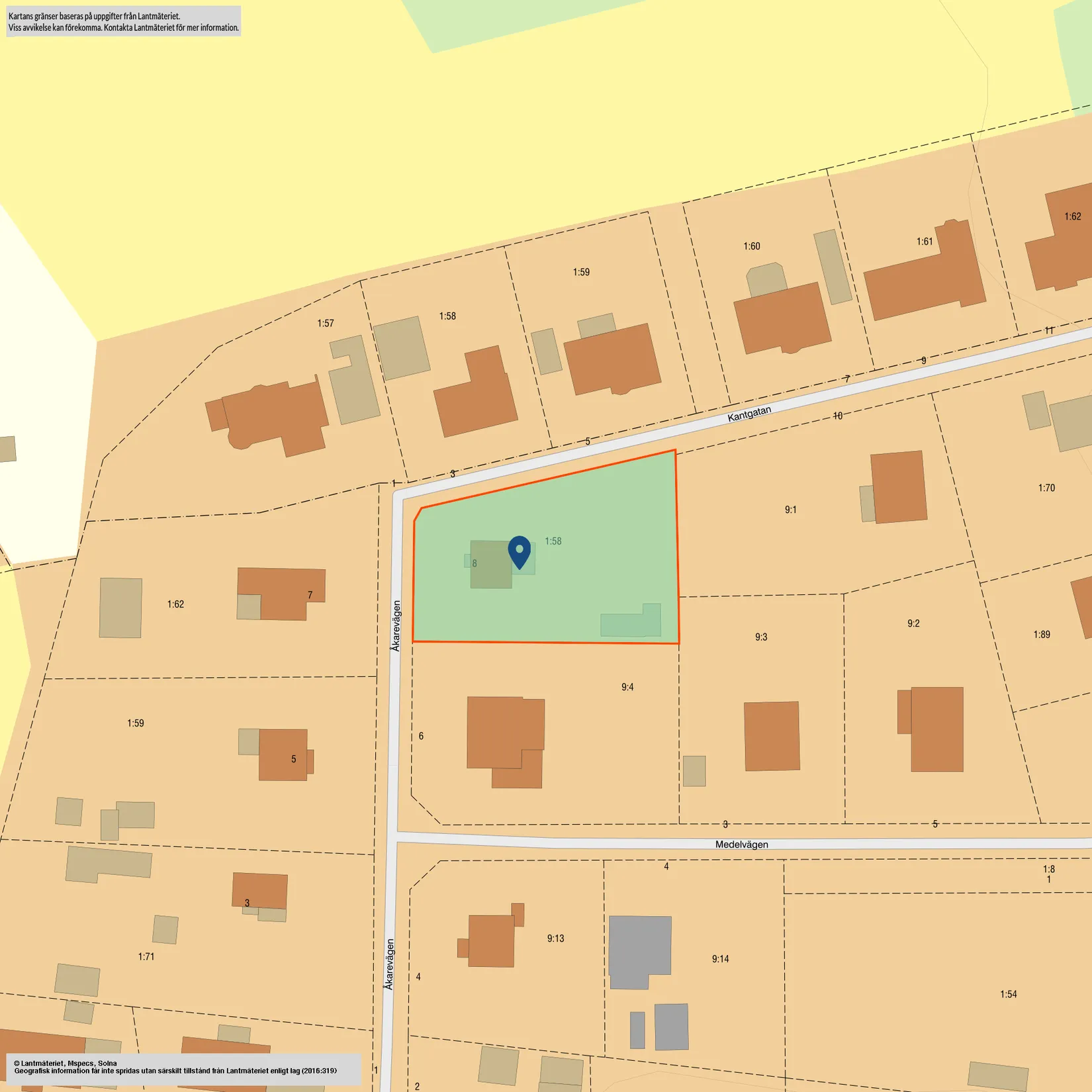 Villa, Åkarevägen 8, Hällabrottet, Kumla