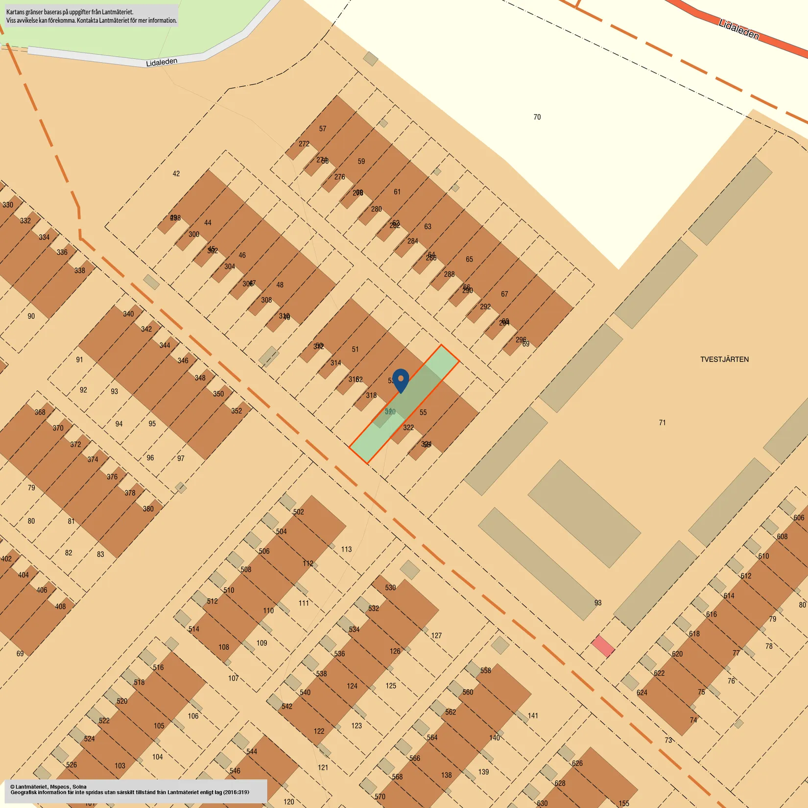 Radhus, Lidaleden 320, Smedby, Norrköping