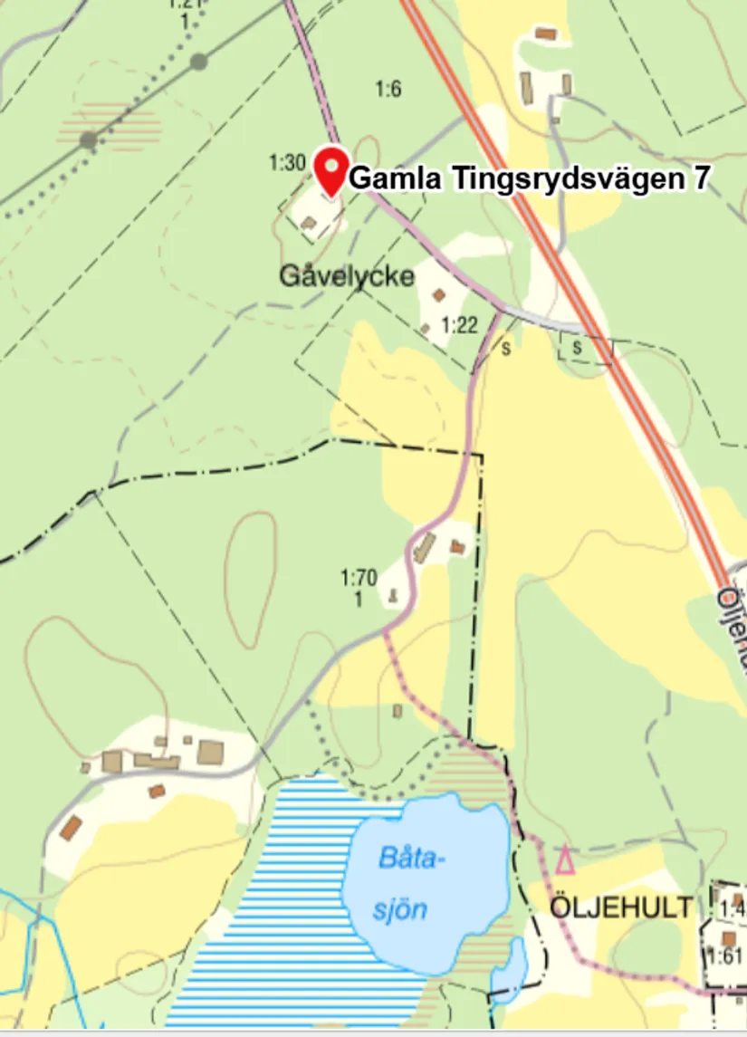 Fritidshus, Gamla Tingsrydsvägen 7, Ronneby