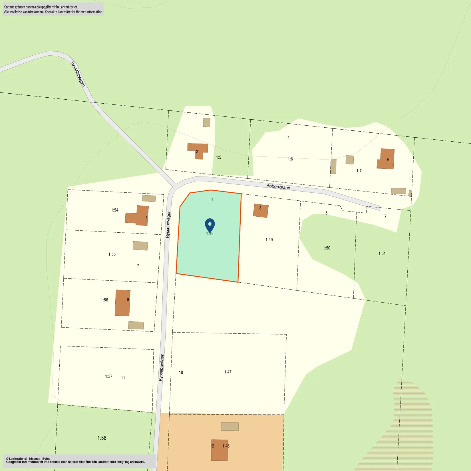 Tomt, Abborrgränd 1, Rönneberg - Skärgården, Kristinehamn