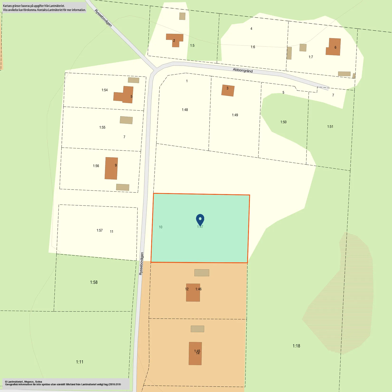 Tomt, Ryssebovägen 10, Rönneberg - Skärgården, Kristinehamn