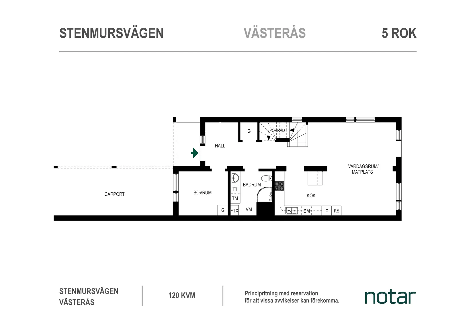 Bostadsrätt, Radhus, Stenmursvägen 4B, Gäddeholm, Västerås