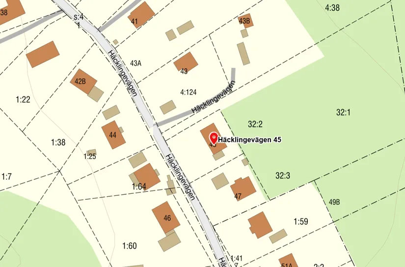 Villa, Häcklingevägen 45, Häcklinge, Gävle