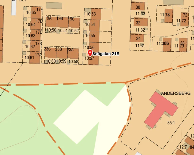 Villa, Snögatan 21E, Andersberg, Gävle