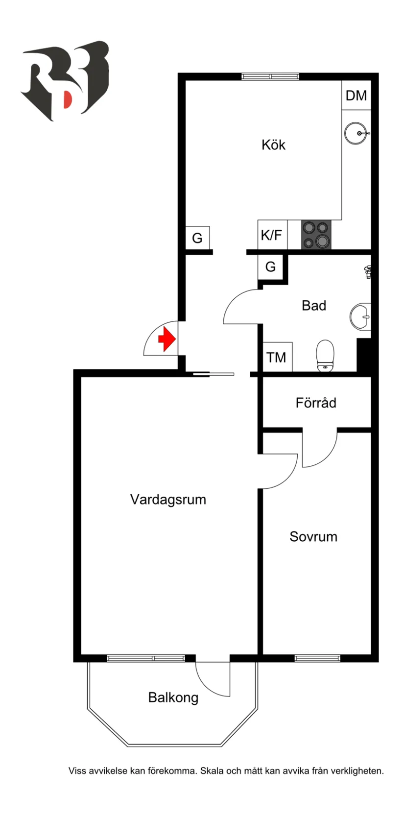 Bostadsrätt, Sankt Clemens gata 16, Slottshöjden, Helsingborg