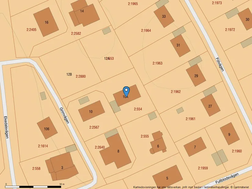 Villa, Grimvägen 10A, Jakobsberg Vattmyra, Järfälla