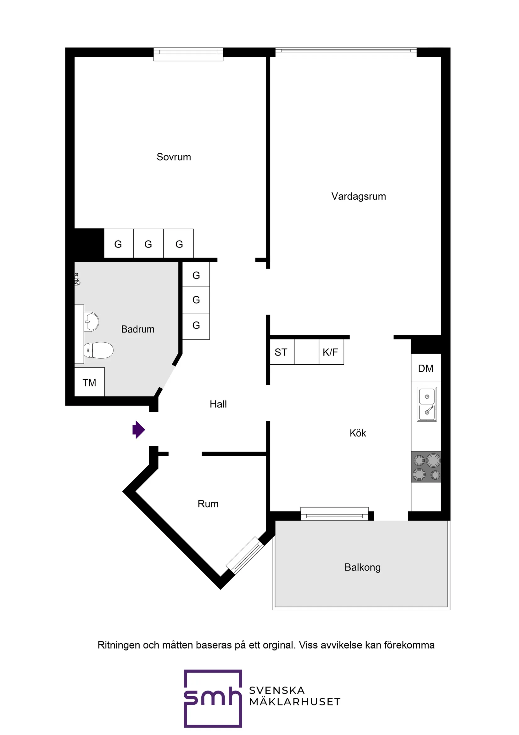Bostadsrätt, Bäckbornas väg 47, Bromma / Beckomberga, Stockholm
