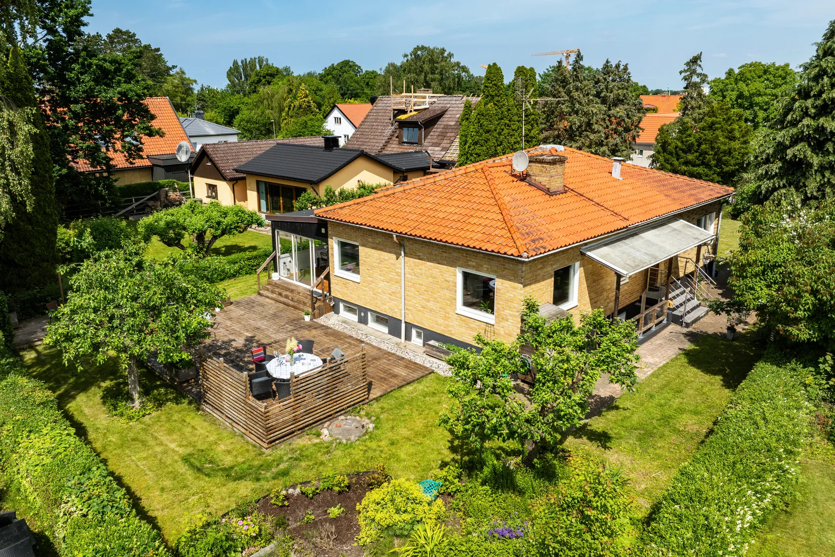 Villa, Björkgatan 8, Gamla delen, Lomma