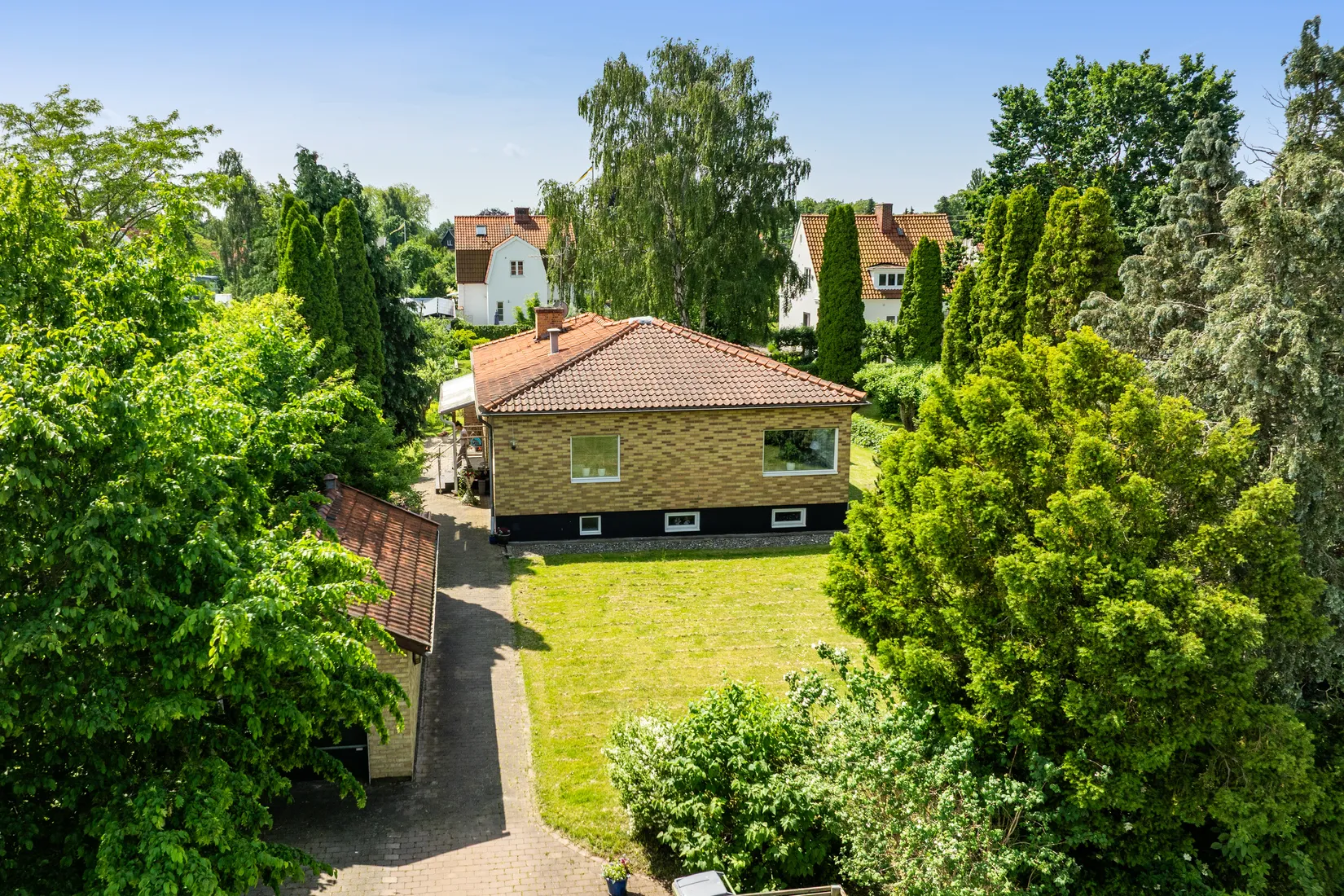 Villa, Björkgatan 8, Gamla delen, Lomma