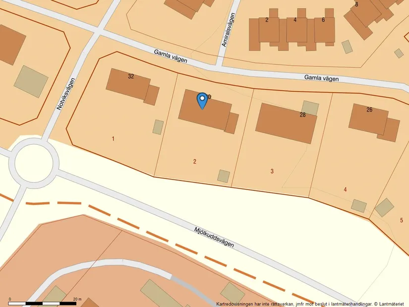 Villa, Gamla vägen 30, Mjölkudden, Luleå