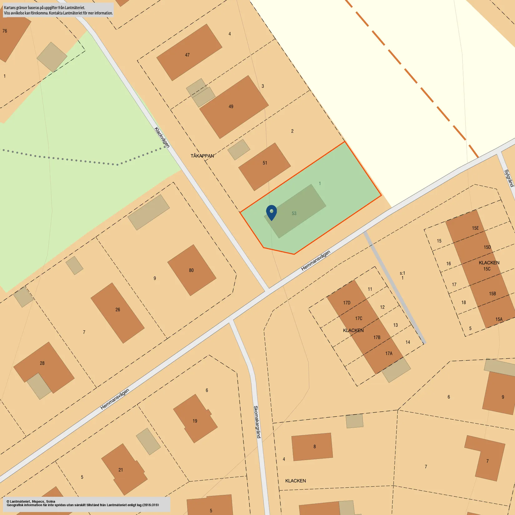 Villa, Klackvägen 53, Bydalen, Sundsvall