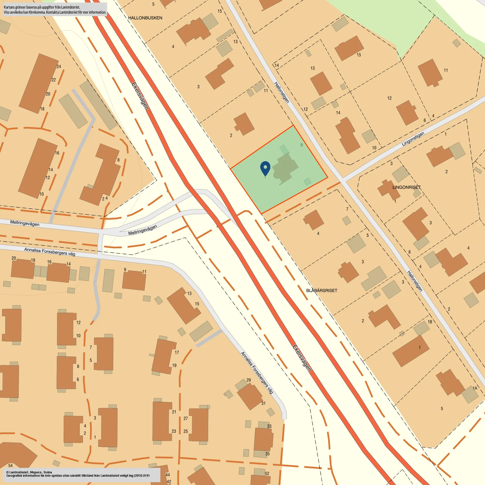 Villa, Hallonstigen 9, Mellringe, Örebro