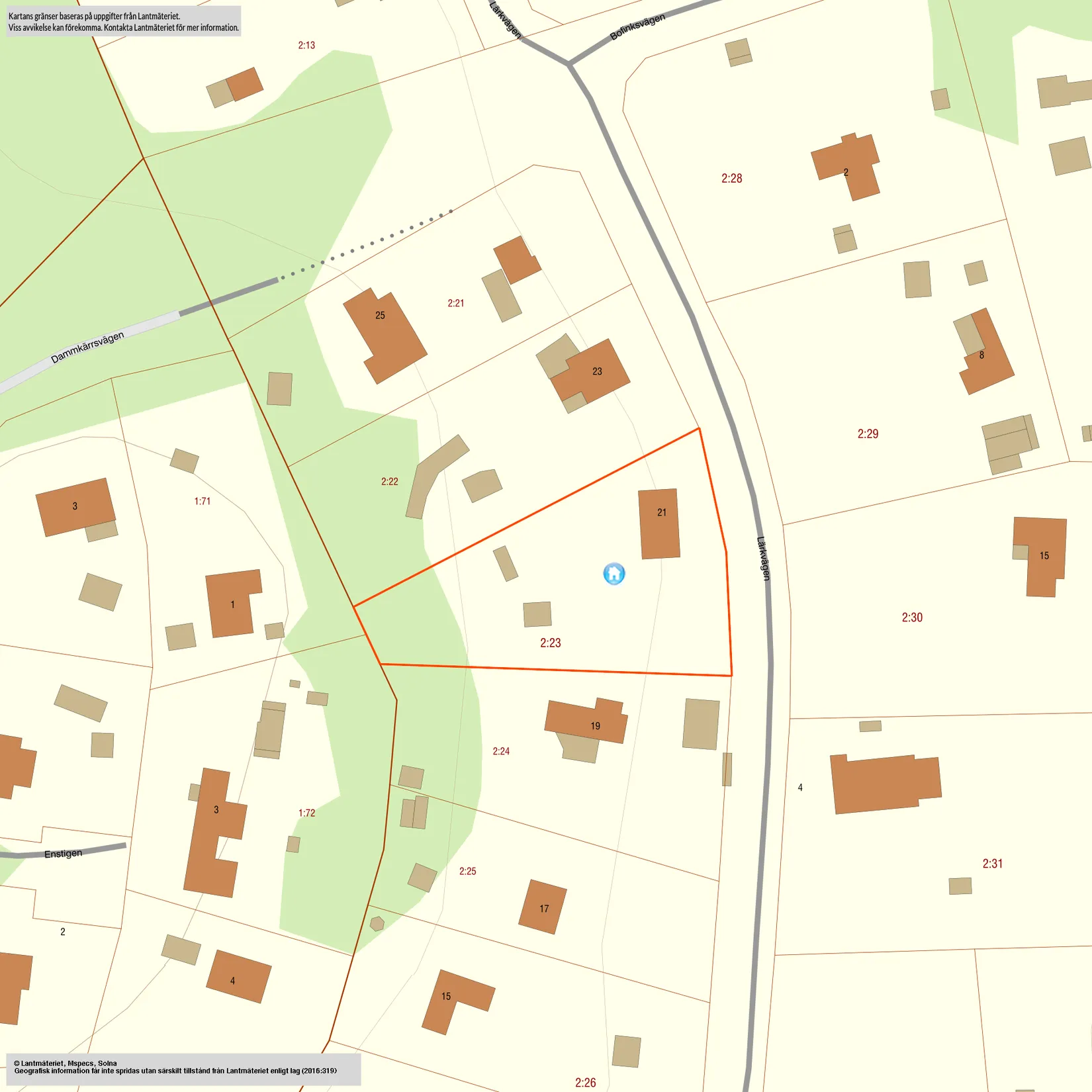 Villa, Lärkvägen 21, Vattubrinken, Södertälje