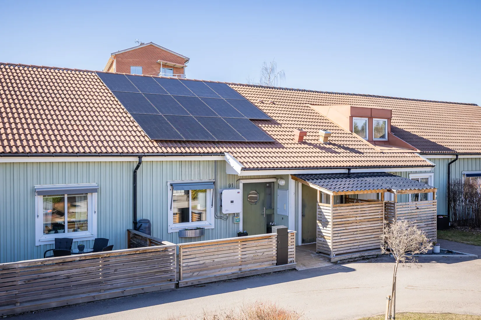 Villa, Radhus, Tallholmsvägen 91, Linköping