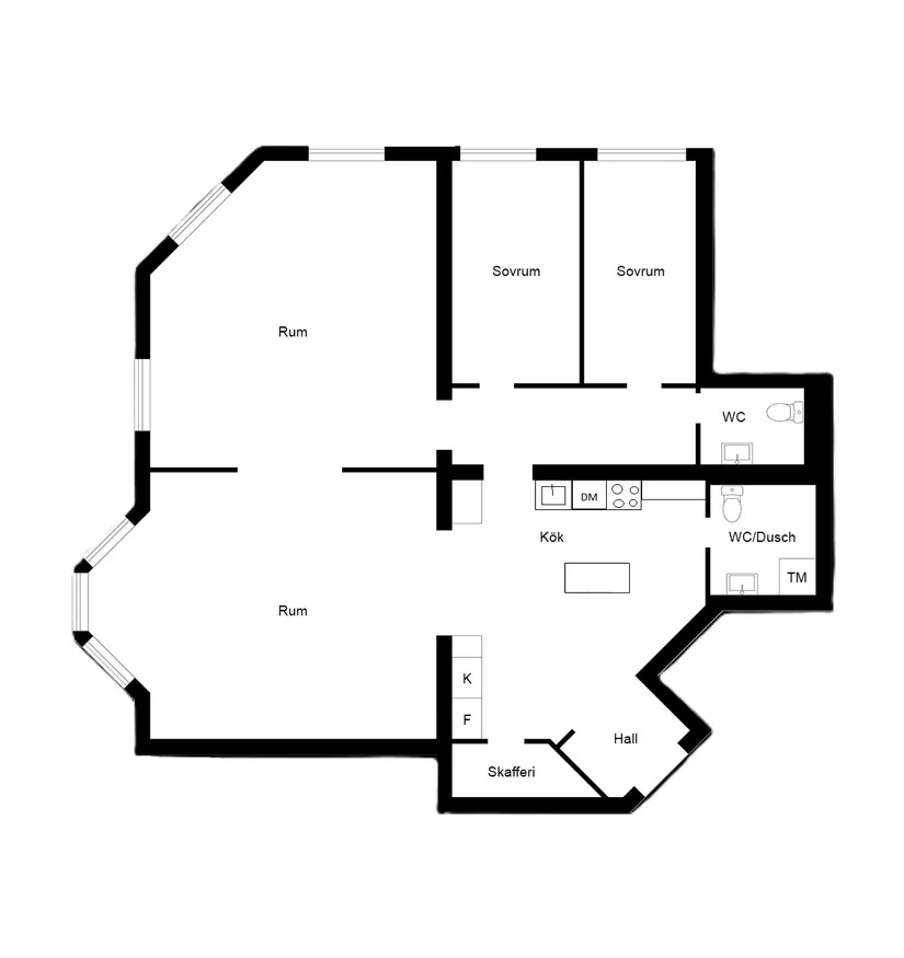 Bostadsrätt, Regementsgatan 66A, Slottsstaden, Malmö