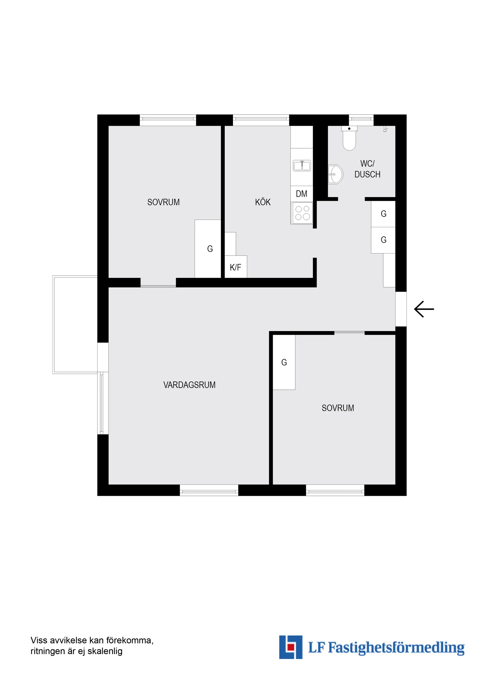 Bostadsrätt, Nyårsvägen 6, 58kvm, Hägersten/Telefonplan, Stockholm
