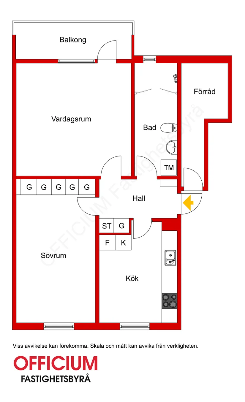 Bostadsrätt, Klövervägen 10, 6tr, Norsborg - Hallunda, Botkyrka