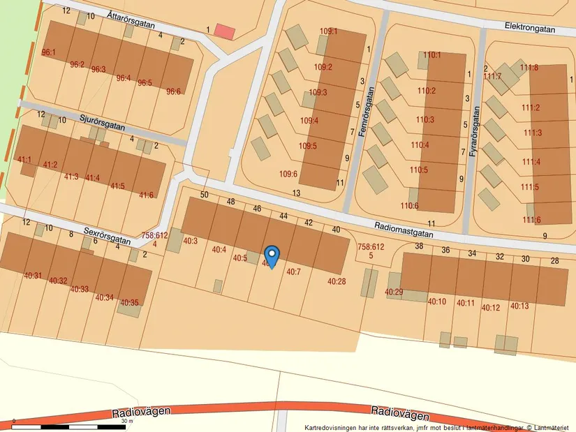 Villa, Radhus, Radiomastgatan 44, Järnbrott, Göteborg