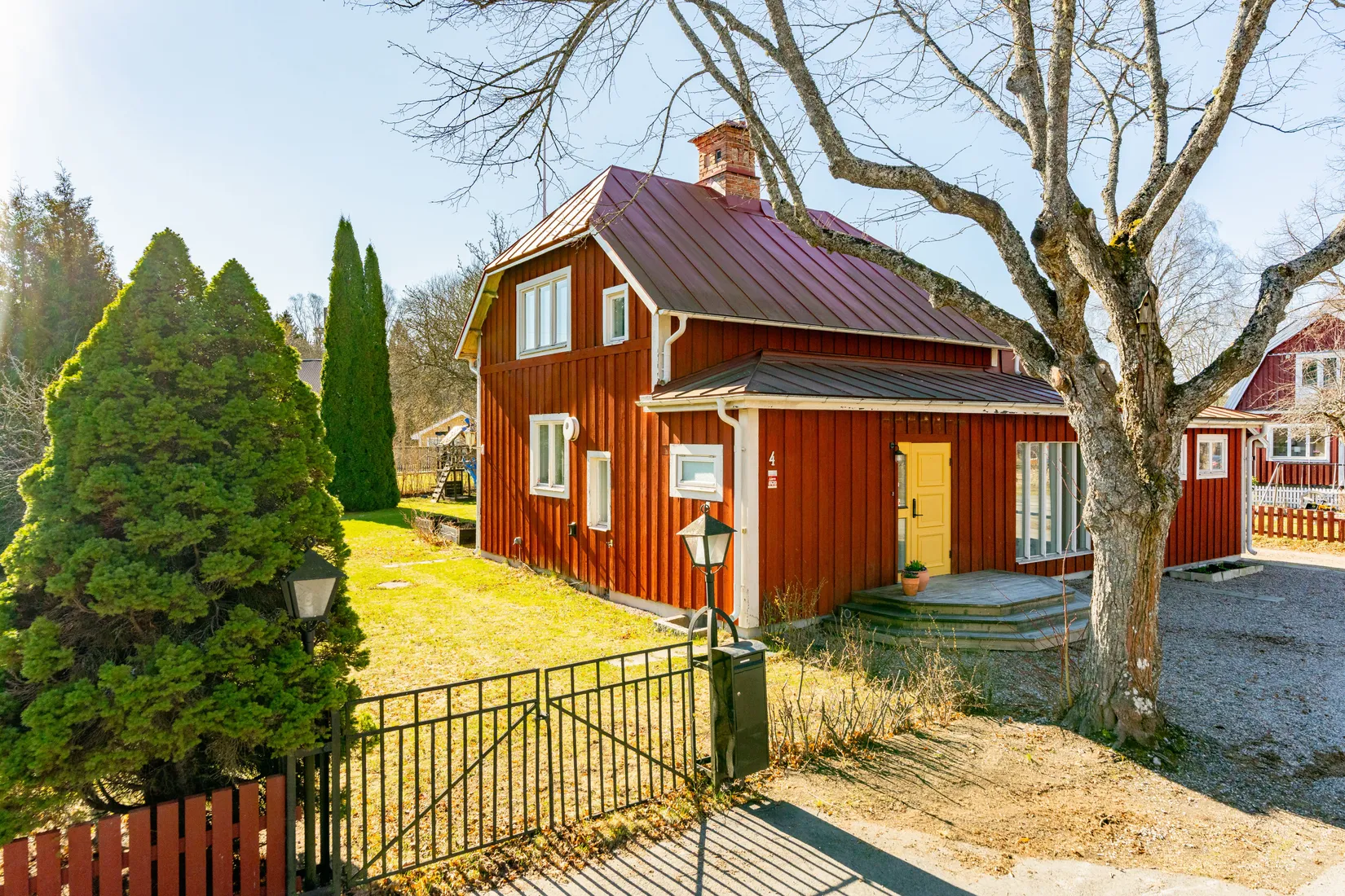Villa, Södra Strålgatan 4, Bomhus, Gävle