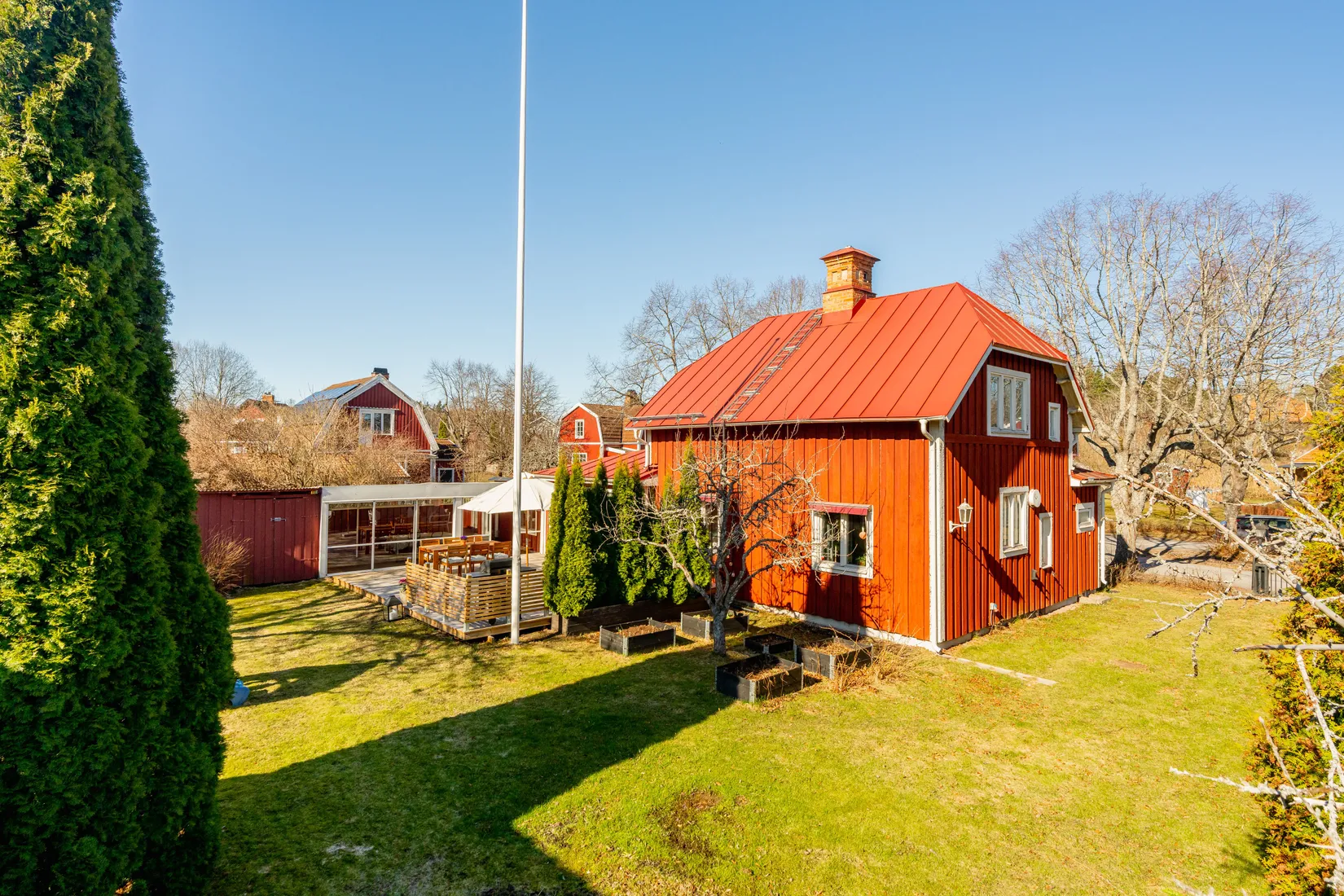 Villa, Södra Strålgatan 4, Bomhus, Gävle