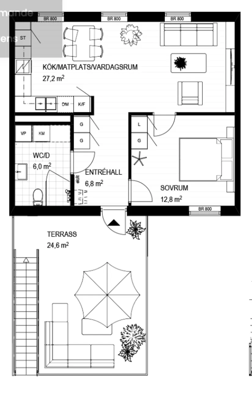 Bostadsrätt, Nordtagsgatan 153, Ytterby, Kungälv