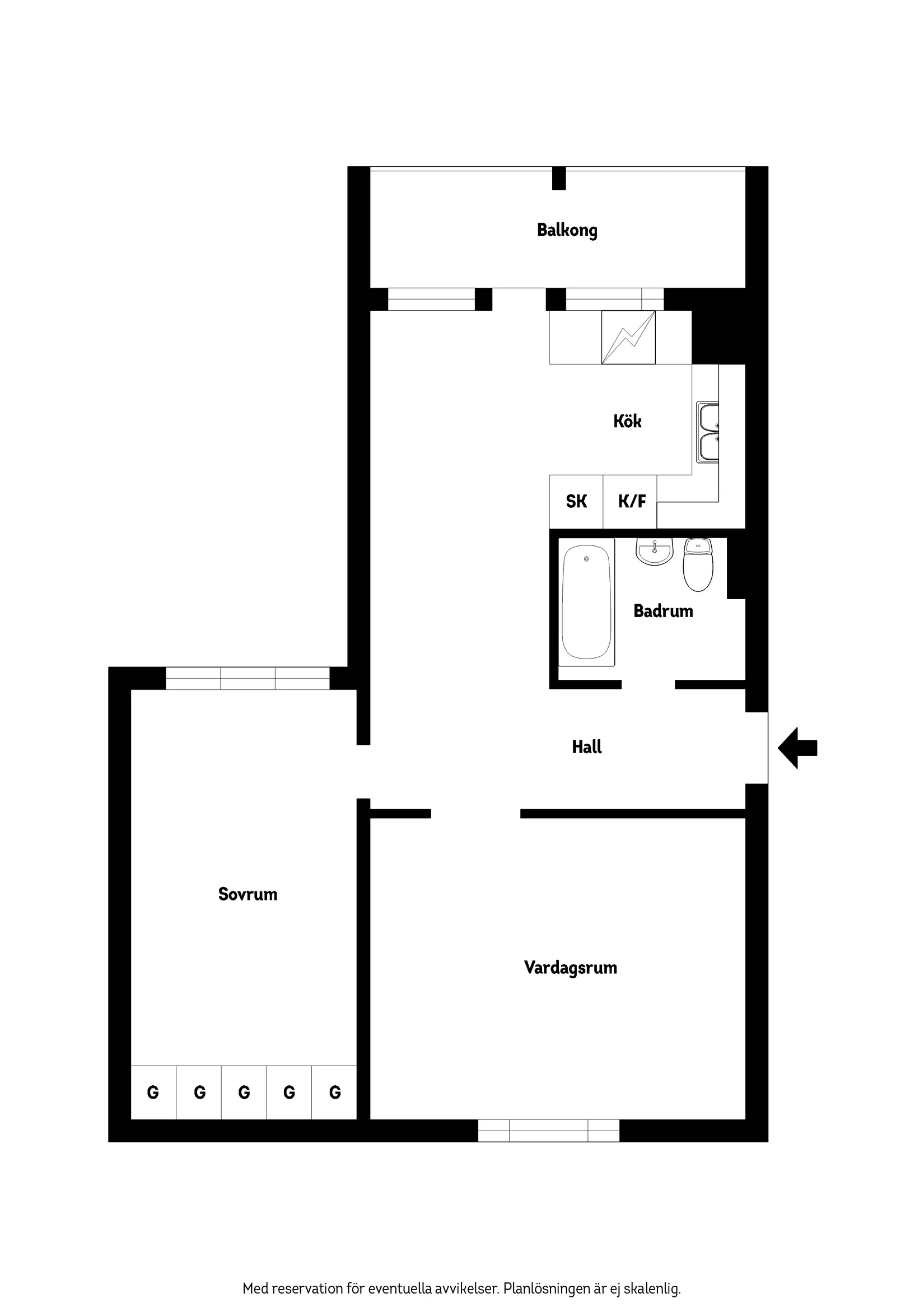 Bostadsrätt, Backgatan 73, Södra Sandby, Lund