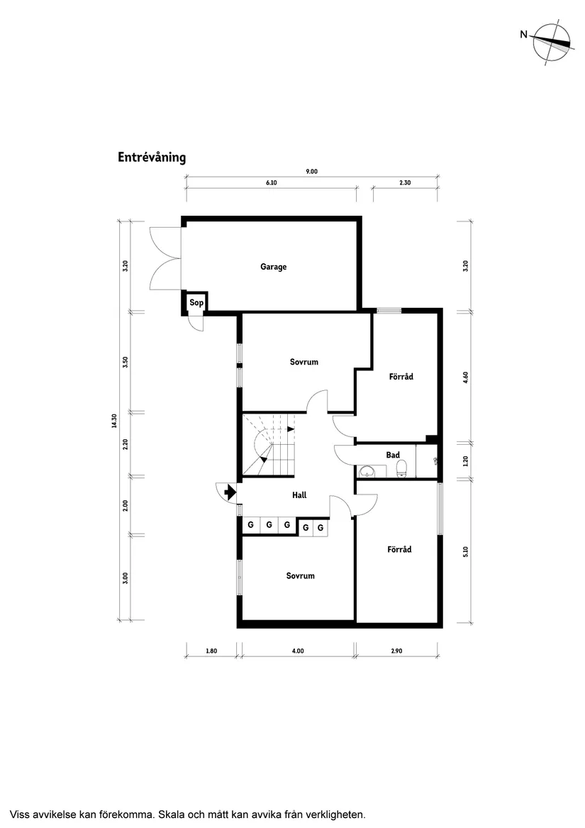 Villa, Radhus, Håkansgårdsgatan 15, Varla, Kungsbacka