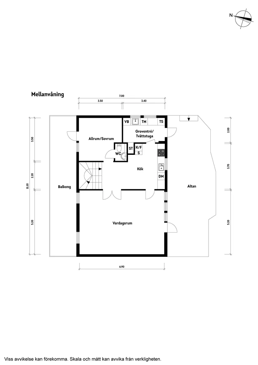 Villa, Radhus, Håkansgårdsgatan 15, Varla, Kungsbacka