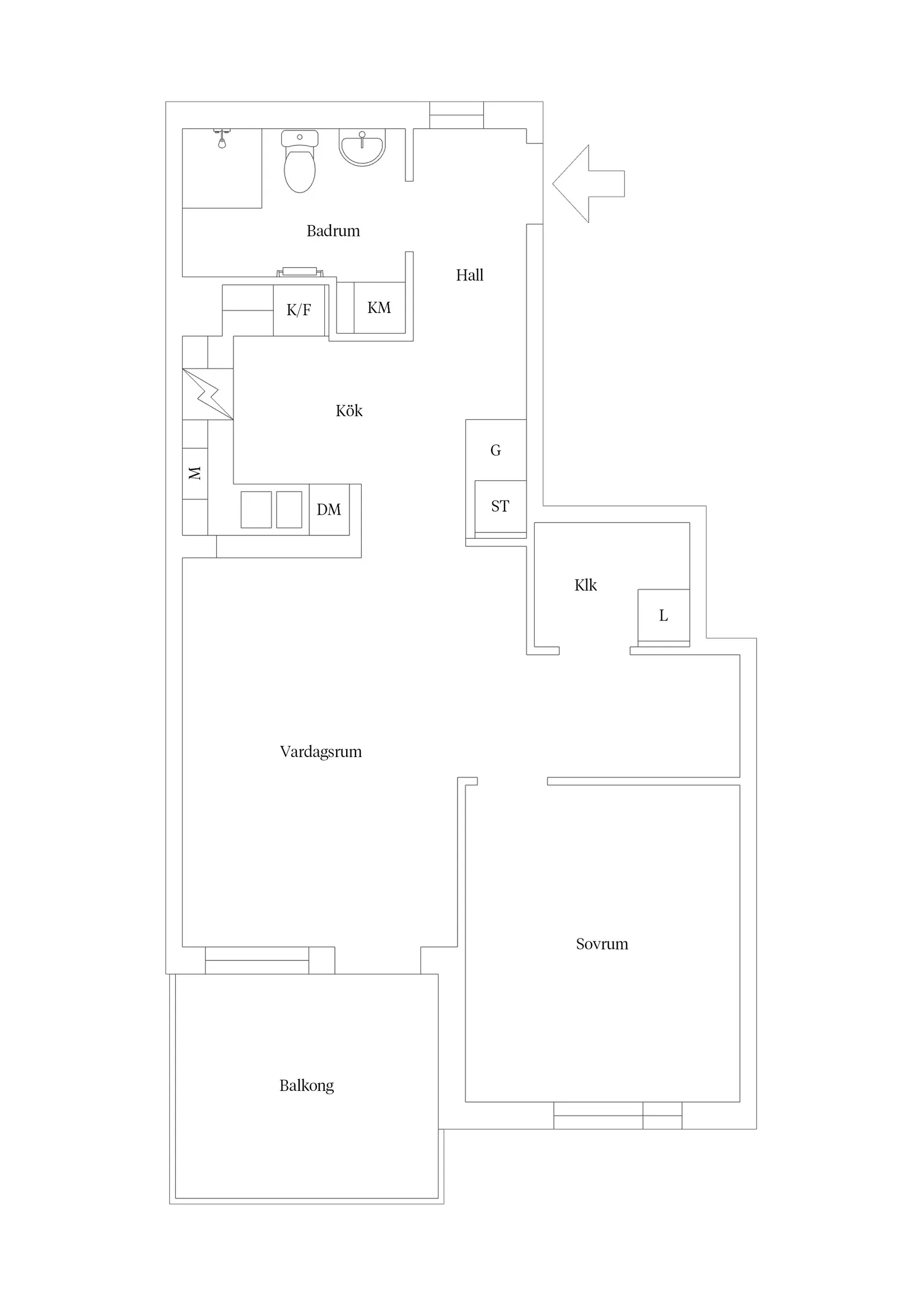 Bostadsrätt, Lockgatan 1, Luthagen, Uppsala