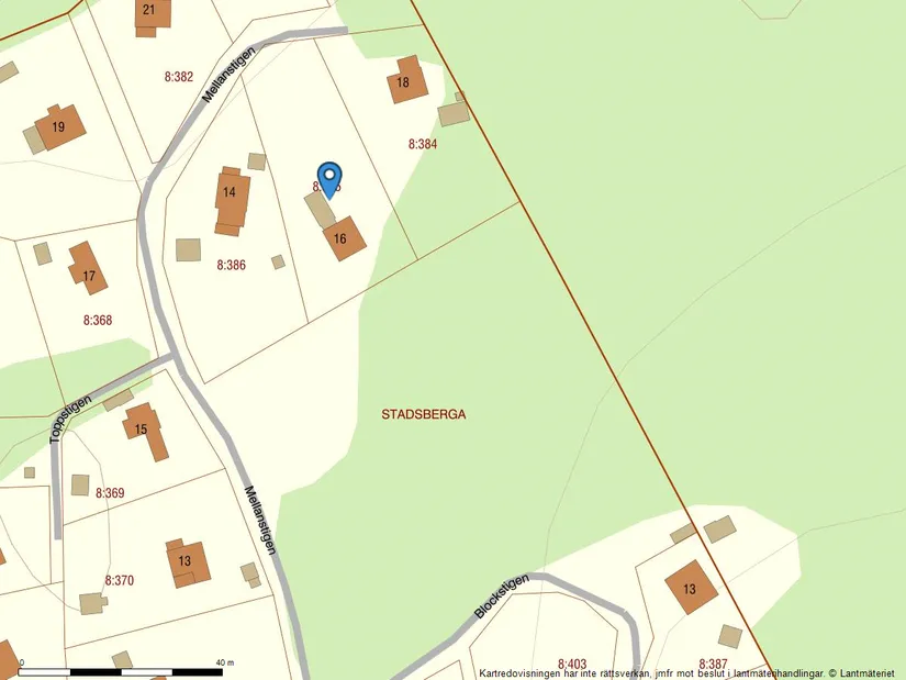 Villa, Mellanstigen 16, Årsta Havsbad, Haninge