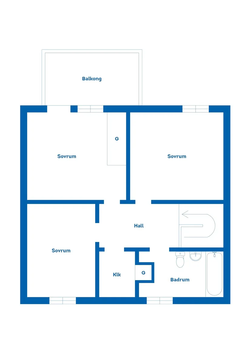 Bostadsrätt, Hermanstorpsvägen 7, Krontorp, Mariestad