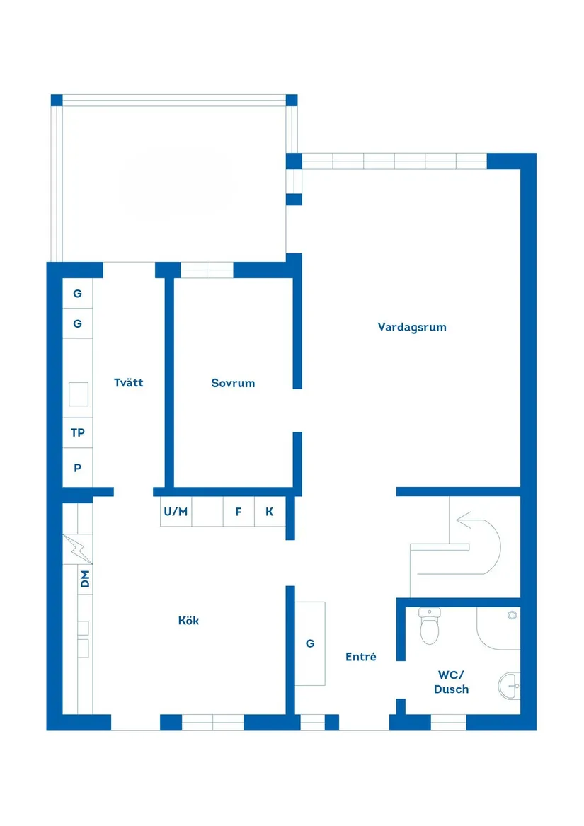 Bostadsrätt, Hermanstorpsvägen 7, Krontorp, Mariestad