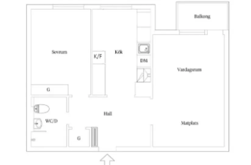 Bostadsrätt, John Ericssons väg 65D, Dammfri, Malmö