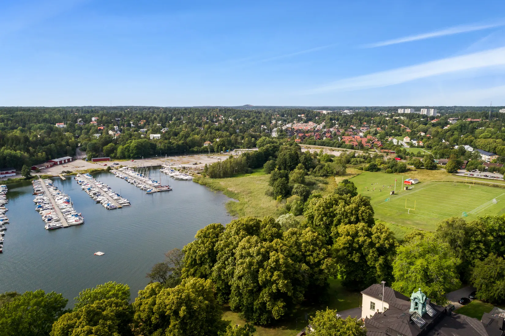 Villa, Parkvägen 56A, Näsbypark Sjösidan, Täby