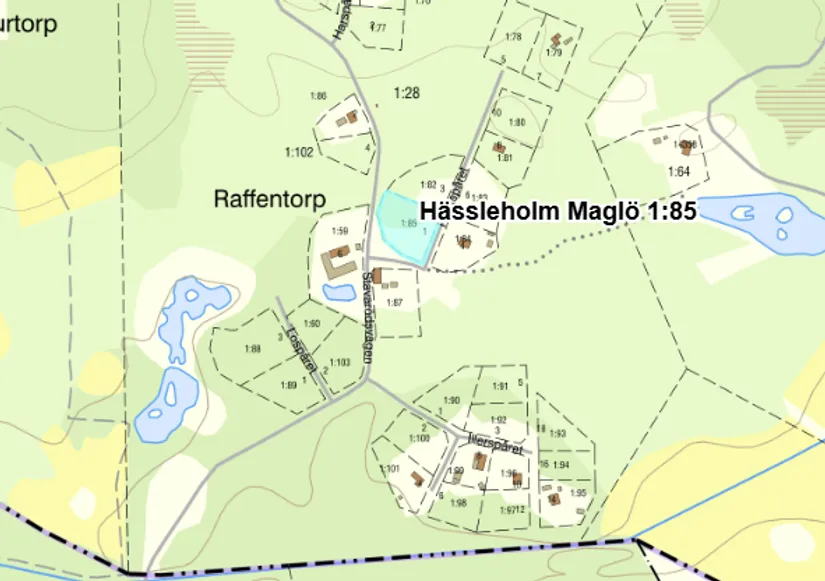 Tomt, Hjortspåret 1, Stavaröd - Sösdala, Hässleholm