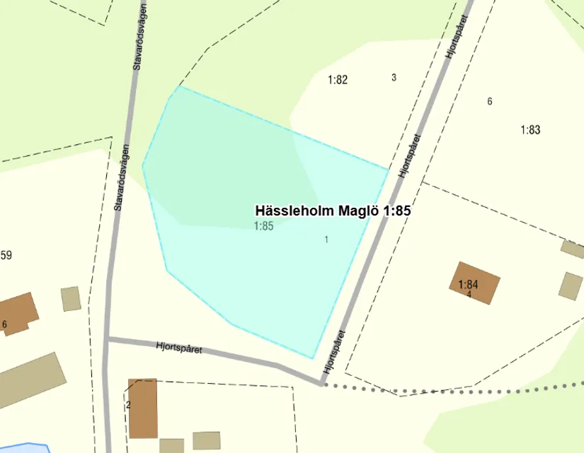 Tomt, Hjortspåret 1, Stavaröd - Sösdala, Hässleholm