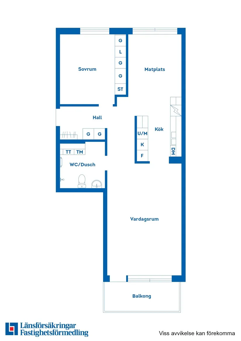 Bostadsrätt, Södra Kyrkogatan 27A, Centrum, Borås