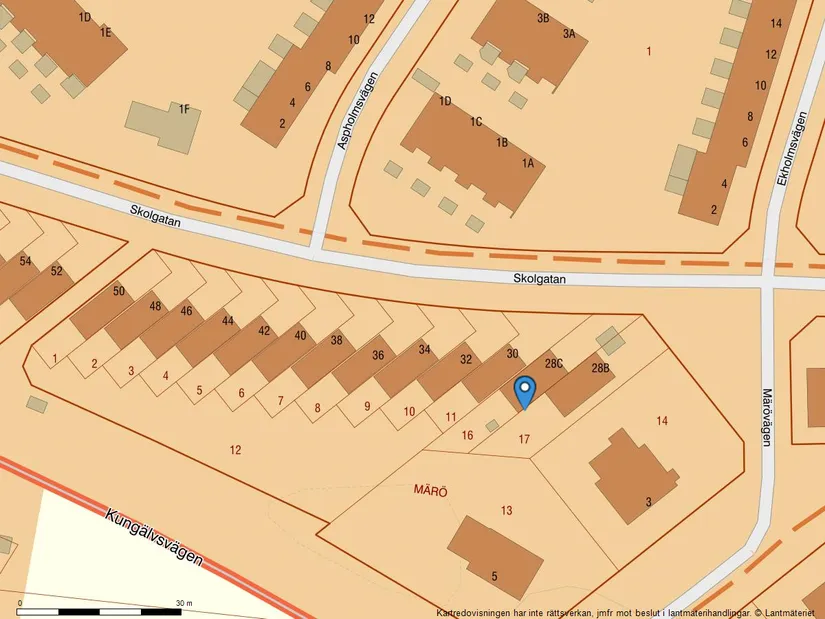 Villa, Radhus, Skolgatan 28C, Nolby, Alingsås