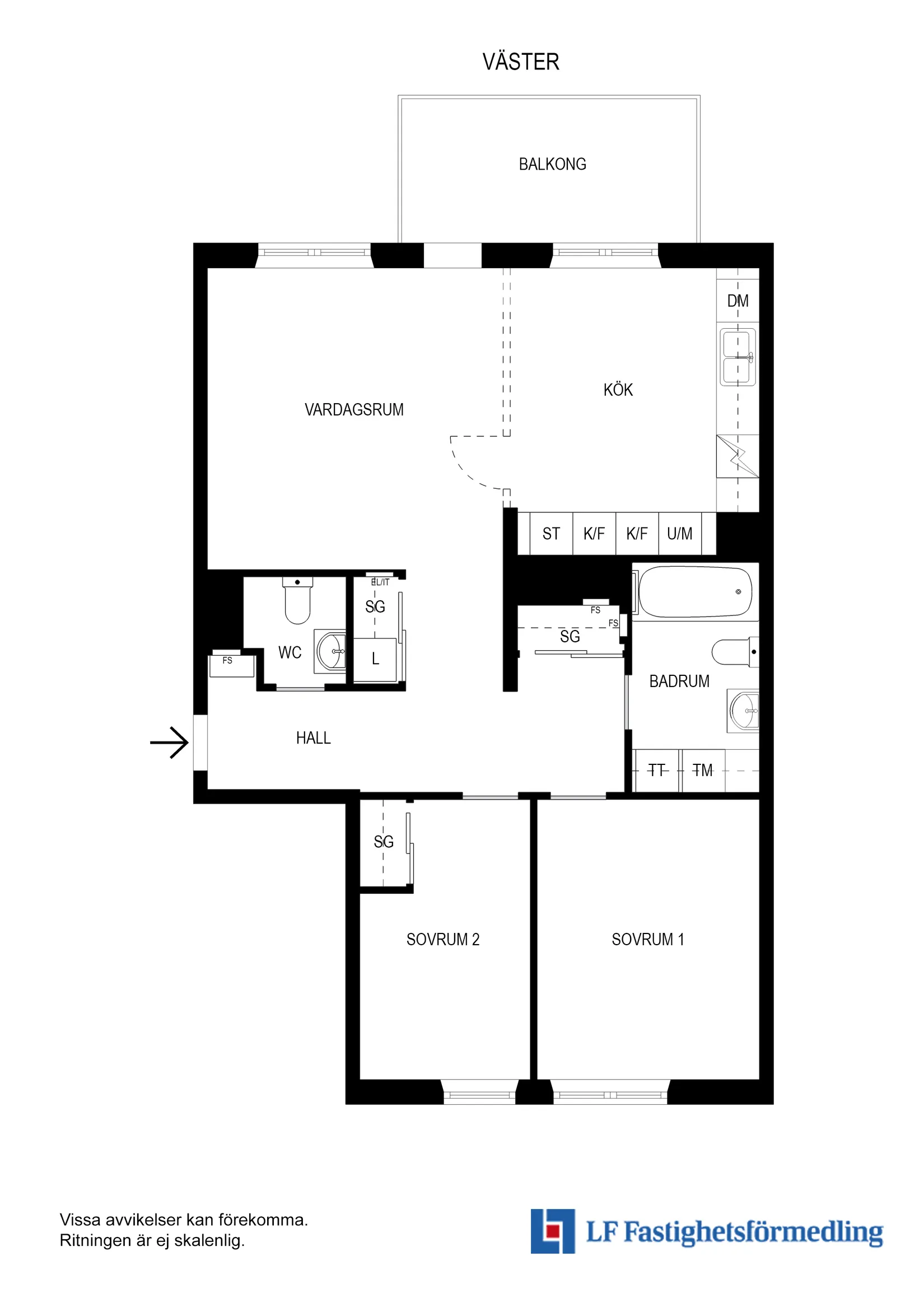 Bostadsrätt, Krögers Promenad 23, Silverdal, Sollentuna