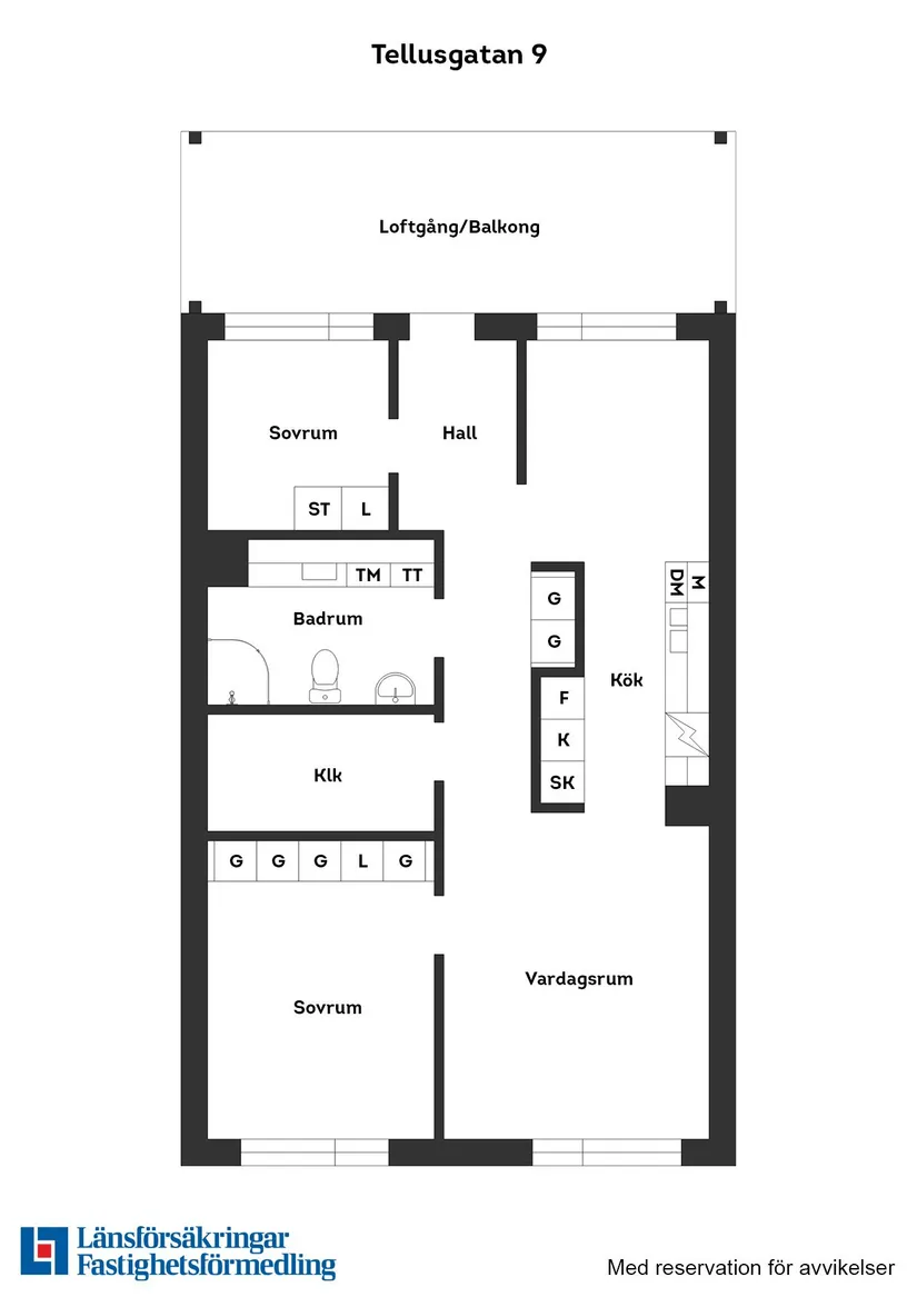 Bostadsrätt, Tellusgatan 9, Kungsängen, Jönköping