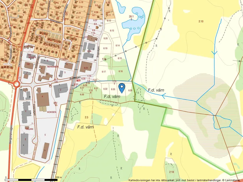 Tomt, Täby kyrkby 6:34, Täby