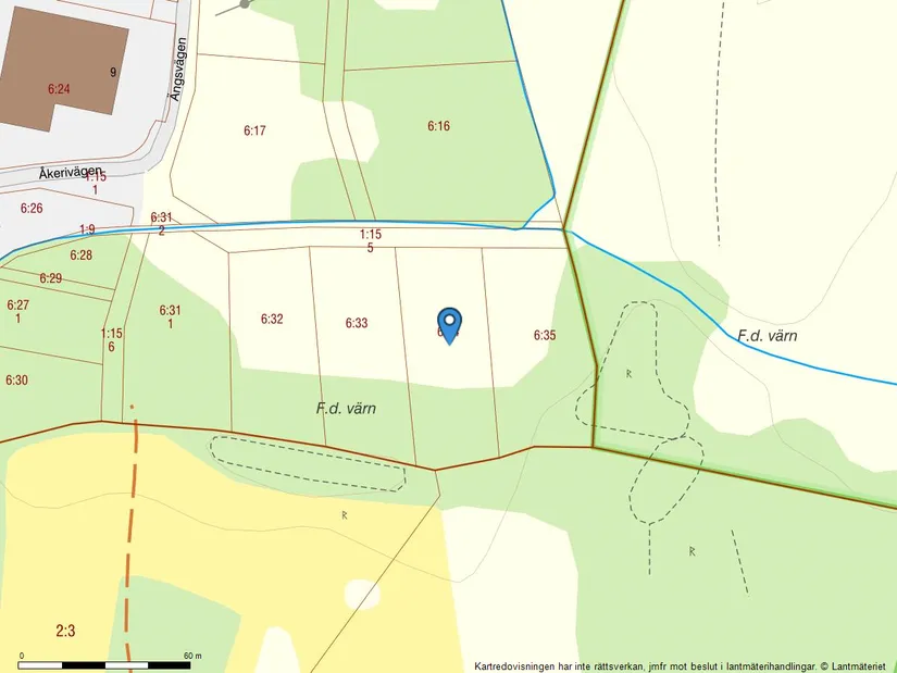 Tomt, Täby kyrkby 6:34, Täby