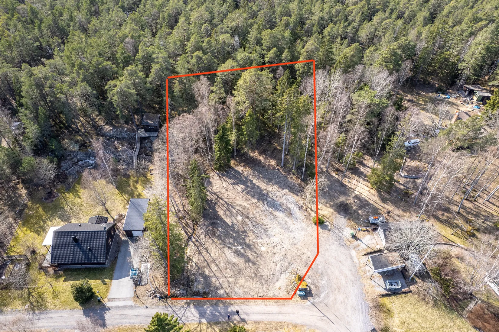 Tomt, Skogsbrynsbacken 18, Färingsö, Ekerö