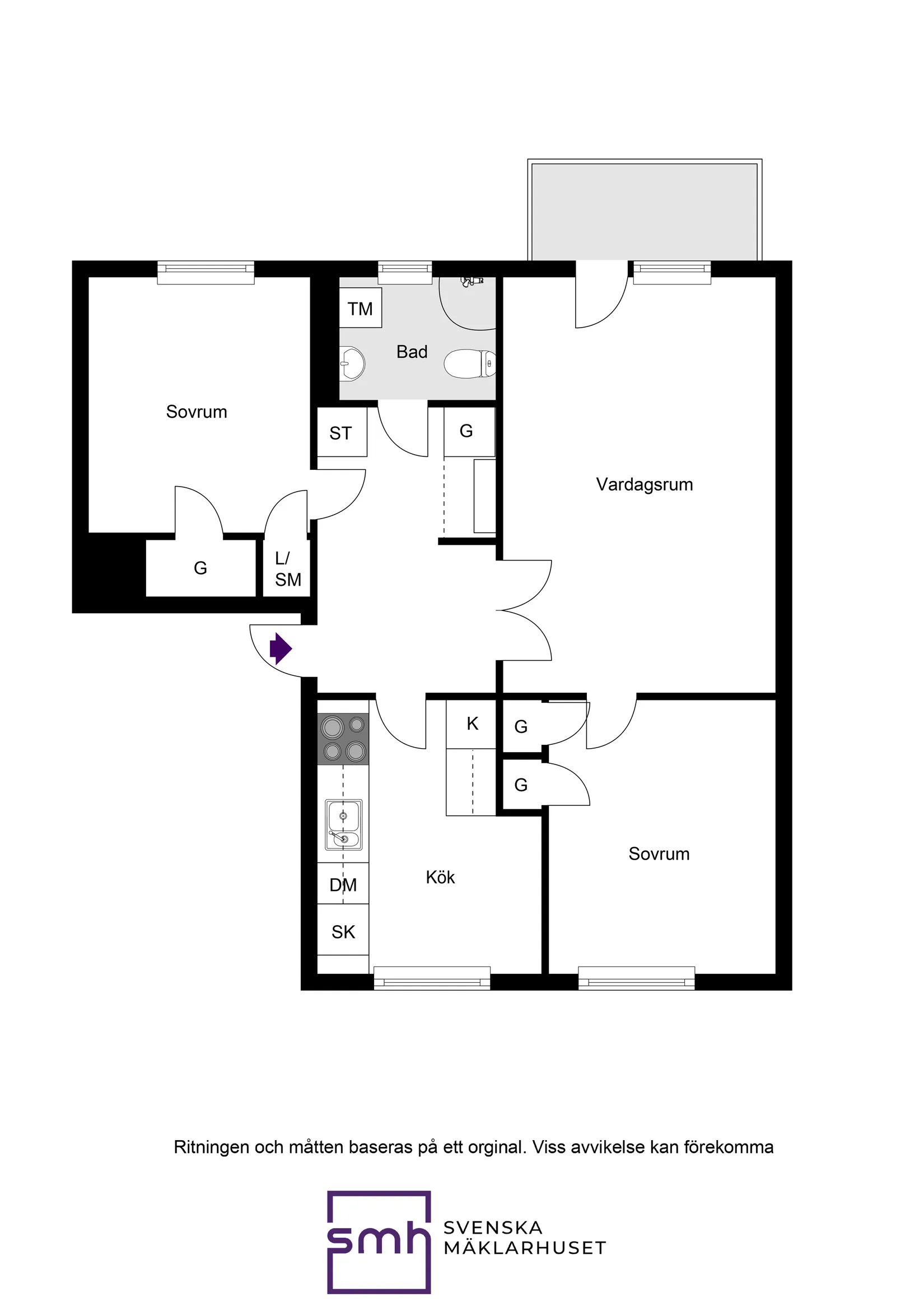 Bostadsrätt, Drachmannsgatan 18, Bromma / Blackeberg, Stockholm