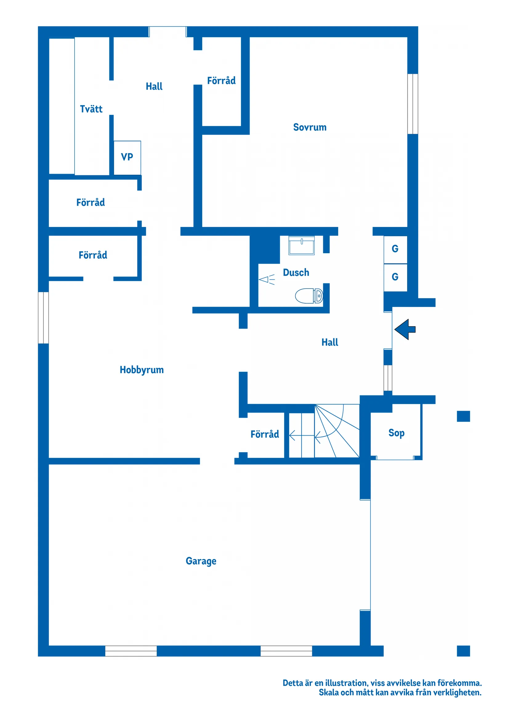 Villa, Prins Wilhelms väg 14, Nybble, Flen